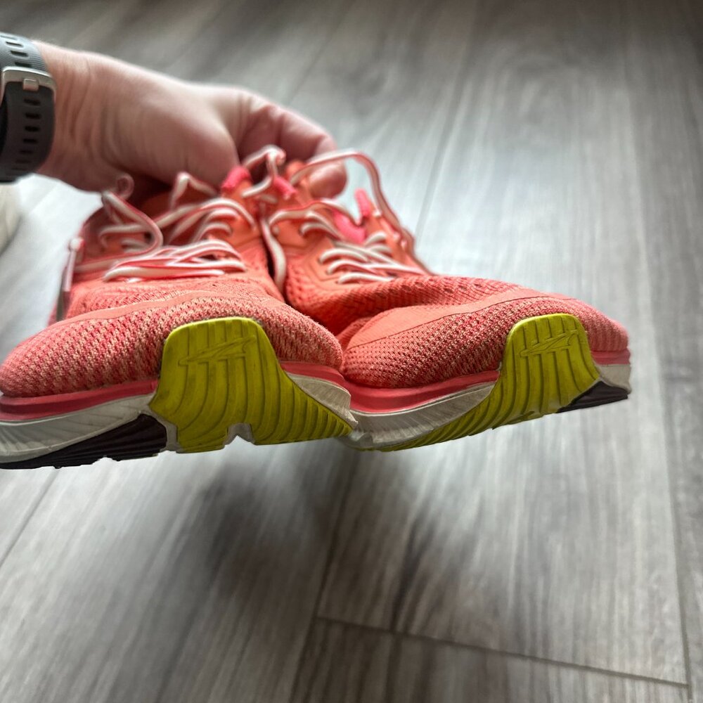 Coral and Yellow Altra Torin 5 shoes - Picture 7 of 8